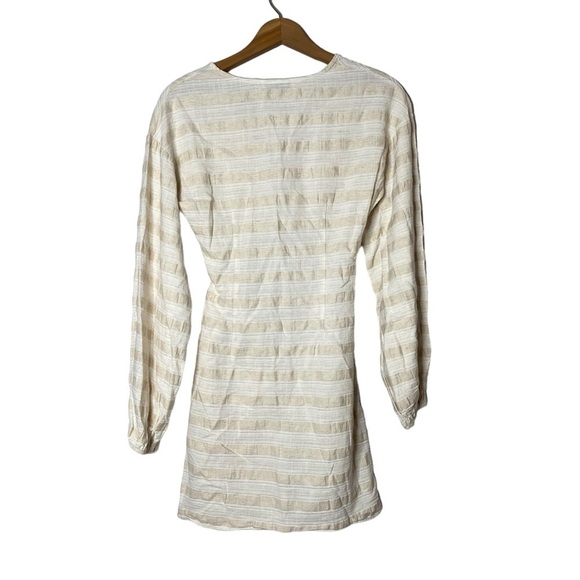 ASOS DESIGN Striped Cutout Mini Dress - Picture 2 of 5